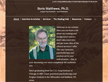 Tablet Screenshot of borismatthews.com